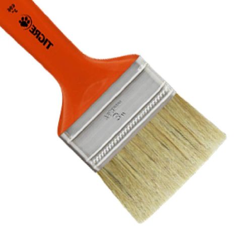 Pincel Média 3" Cerda Branca Verniz/Stain 696