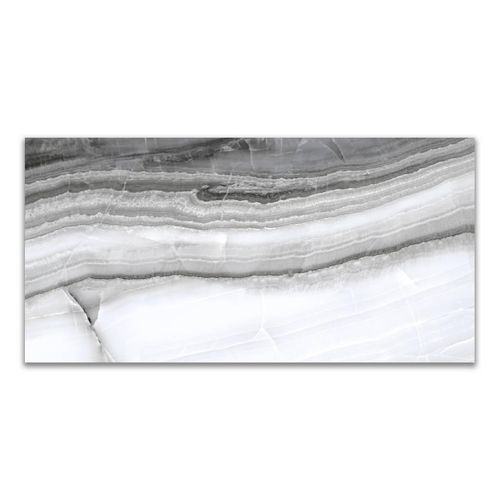 Porcelanato Polido Eliane Onix Grafite "A" 80x160 Retificado