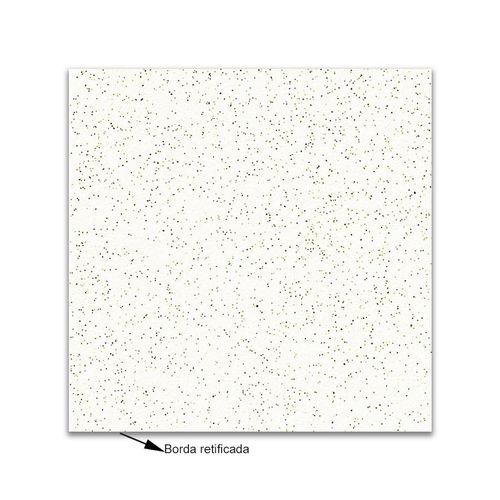 Cerâmica Lume Titanium Branco Retificado "A" 60x60cm