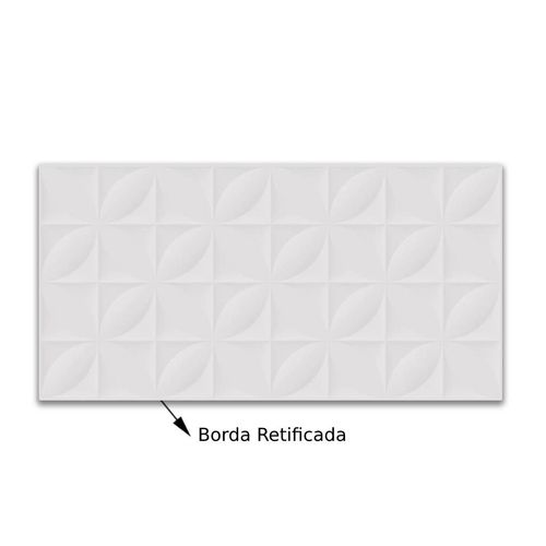 Revestimento Meggagres Botânico Branco "A" 45x90 Retificado