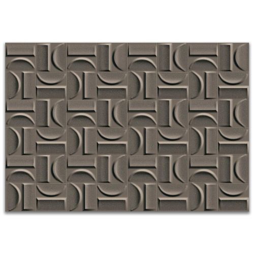 Revestimento Acetinado Ceusa Relevo Arcos Chumbo "A" 43,7x63,1 Retificado