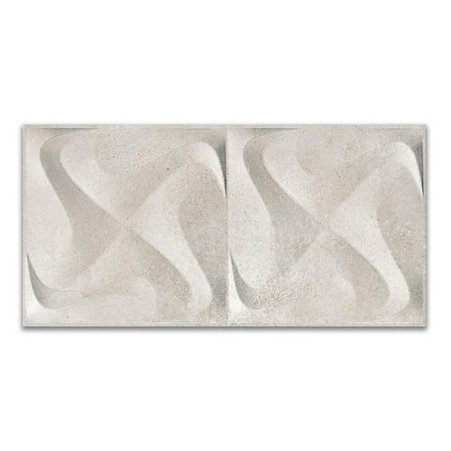 Porcelanato Acetinado Incepa Seattles Spin White "A" 30x60cm Retificado