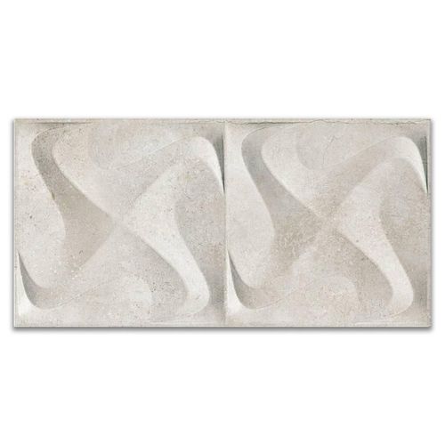 Porcelanato Acetinado Incepa Seattles Spin White "A" 30x60cm Retificado