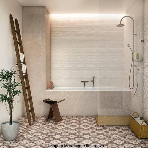 Revestimento Rustico Ceusa Escacilhado Palha "A" 43,7x63,1 Retificado