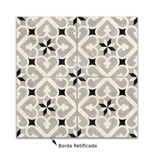 Porcelanato Acetinado Ceusa Ladrinho Amur "A" 60x60cm Retificado