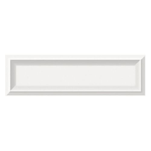 Revestimento Brilhante Ceusa Invertido Branco "A" 7x24 12 peças Retificado