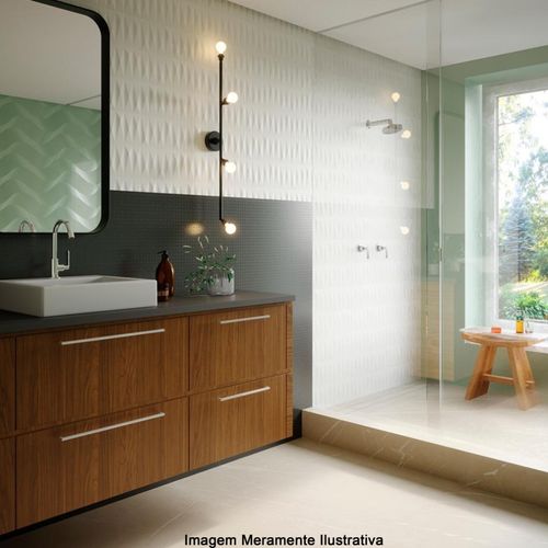 Porcelanato Acetinado Ceusa Pulpis Bege "A" 100x100cm Retificado