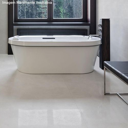 Porcelanato Polido Delta Barcelona Plata "A" 84x84cm Retificado