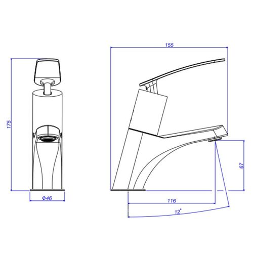 Torneira para Lavatório Deca Decamatic Eco de Mesa cromado