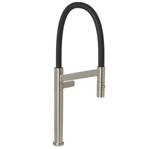 Torneira para Cozinha Deca de Mesa Bica Alta Colore Inox e Preto
