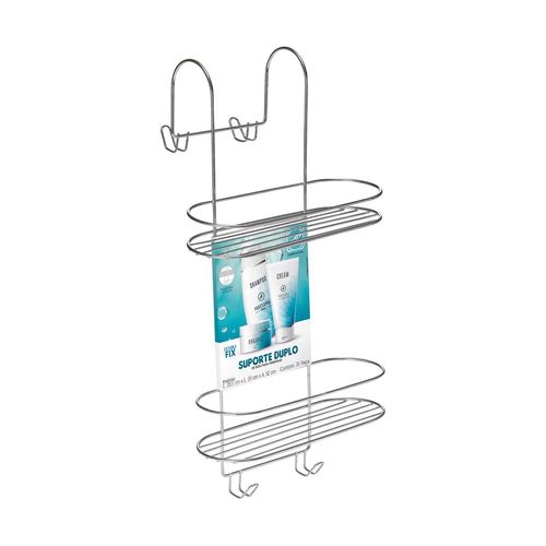 Suporte Duplo para Box Arthi Cromado