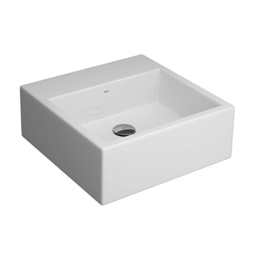 Cuba Suspensa Deca Quadrada com Mesa Branco 41,5x41,5cm