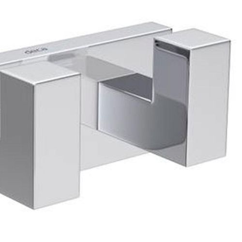 Cabide Deca Duplo Quadratta Cromado 2062.C83
