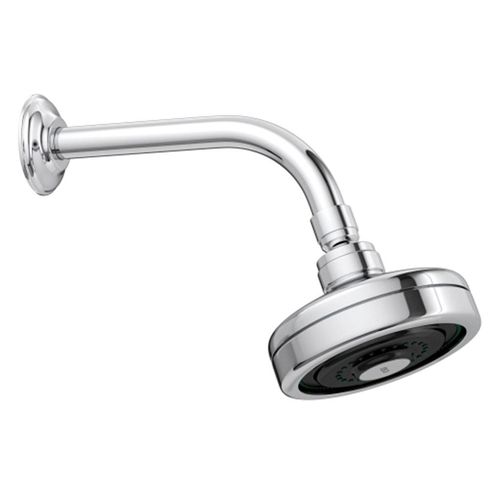 Chuveiro Deca Acqua Plus com Entrada de Ar e Tubo de Parede Cromado