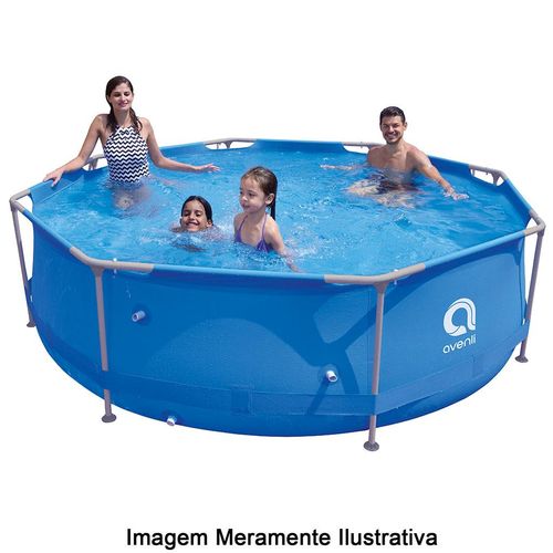 Piscina Uttil Estruturada Azul 5100L