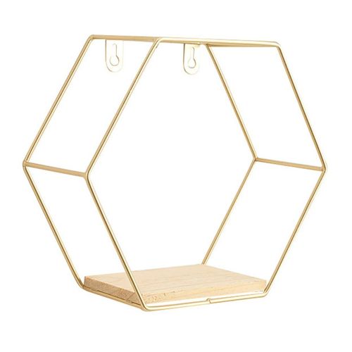 Prateleira Aramada Uttil 29X23X10Cm Dourado