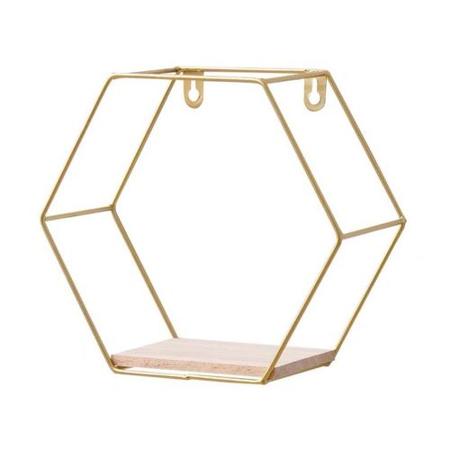Prateleira Aramada Uttil 29X23X10Cm Dourado