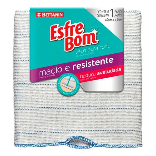 Saco para Rodo Ecológico 100% Algodão EsfreBom Bettanin