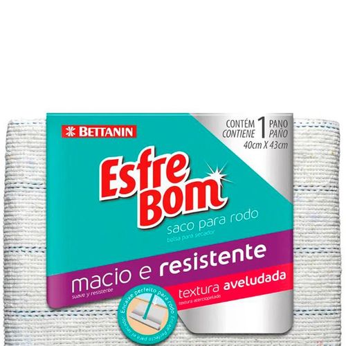 Saco para Rodo Ecológico 100% Algodão EsfreBom Bettanin