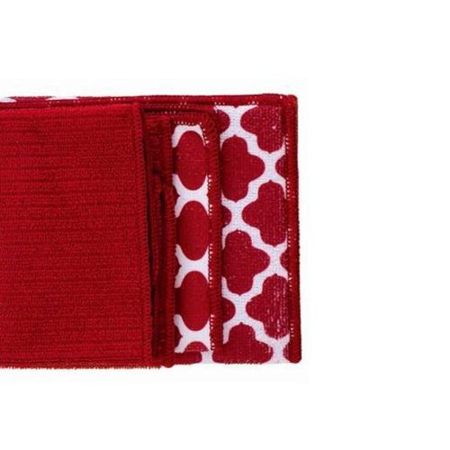 Kit Escorredor Jolitex 3 peças Vermelho