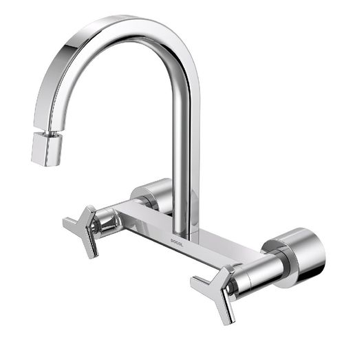 Misturador para Cozinha Docol City de Parede com Bica Alta Cromado 1/2,3/4"