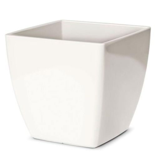 Cachepô Quadrado Nutriplan Elegance Branco 11x11 N°1