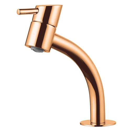 Torneira Lavatório Lorenzetti Mesa Swan Bica Baixa Rose Gold 1/2"