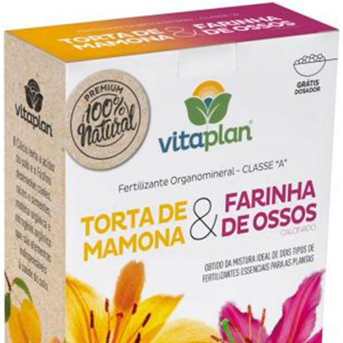 Fertilizante Torta Mamona + Farinha Ossos Nutriplan 1kg