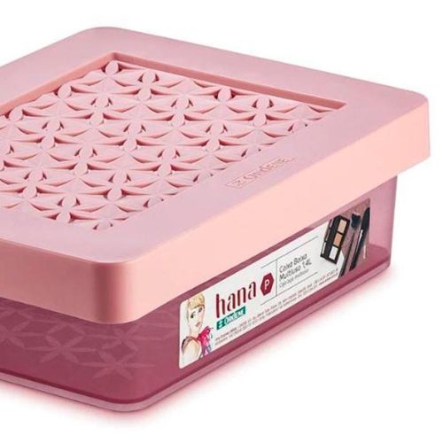 Organizador Multiuso Ordene Hana Rosa 1,4 Litros P