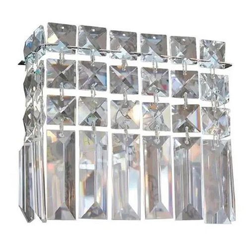 Arandela Cristal Bronzearte Paris Cristal Quadrado 1xG9 16cm
