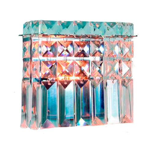 Arandela Cristal Bronzearte Paris Cristal Quadrado 1xG9 16cm