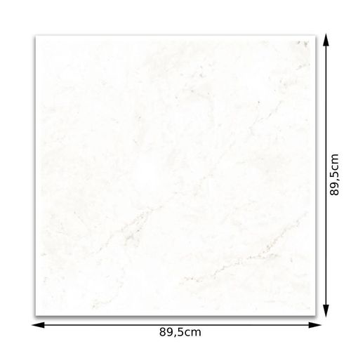 Porcelanato Polido Incepa Calacata 7mm "A" 89,5x89,5cm Retificado
