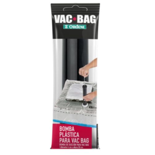 Bomba Plástico para Vac Bag Ordene