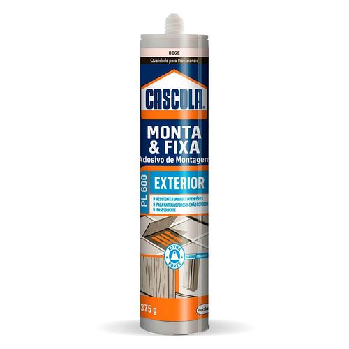 Cascola PL600 Monta e Fixa Exterior 375g
