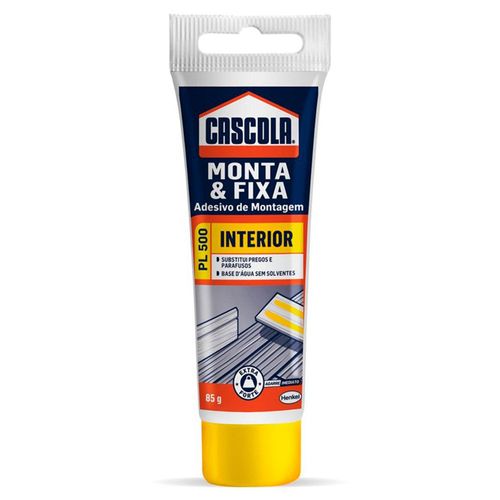 Adesivo Monta E Fixa Cascola PL500 Interno 85g