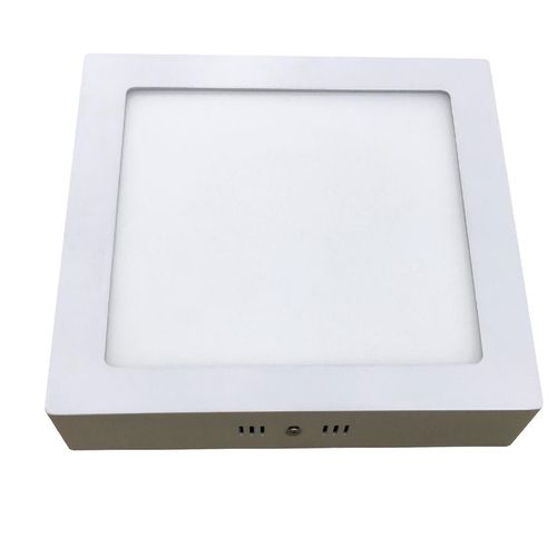 Plafon de Sobrepor Bronzearte Quadrado Home Led 18W Luz Branca 22,5x22,5cm