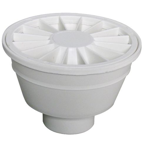 Ralo Sifonado Cônico Astra com Grelha 100x40mm Branco