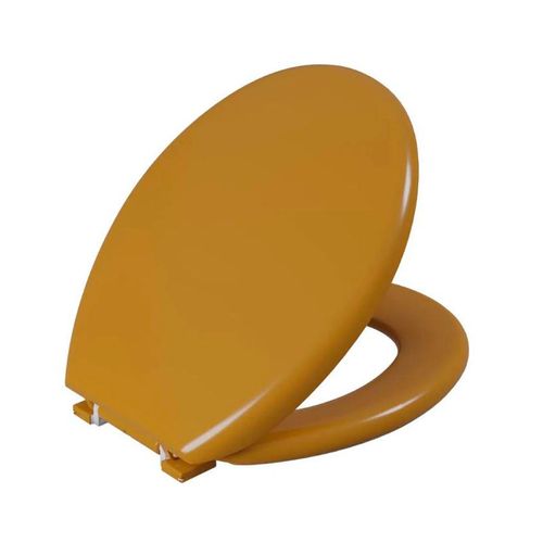 Assento Almofadado Astra Oval Caramelo