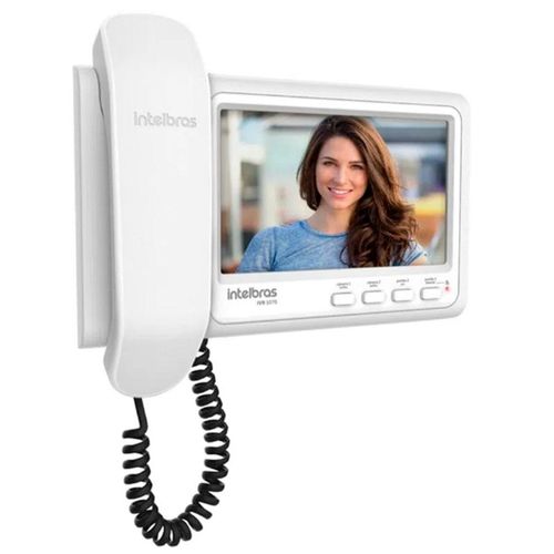 Módulo interno para vídeo porteiro IVR-1070 HS. Tenha a praticidade de atender visitantes e abrir portões à distância pelo celular. Acesse e confira!