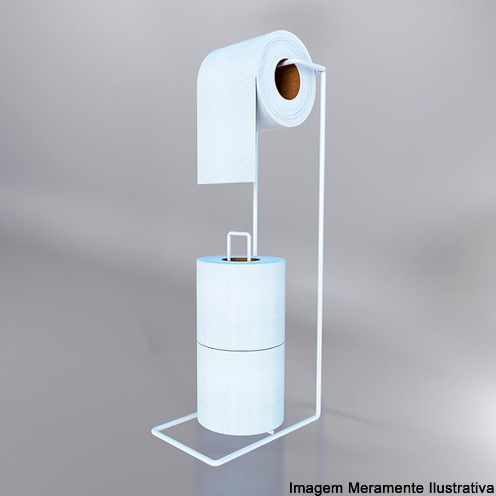 Encontraproduto.com.br - Suporte Para Papel Higiênico Branco Dicarlo