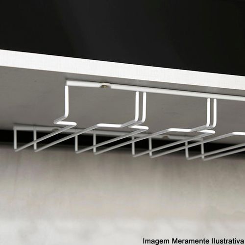 Suporte para Taças Dicarlo Fixo Essence Branco