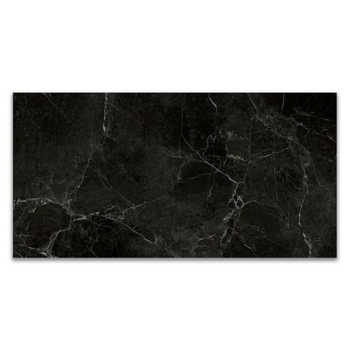 Porcelanato Mate Roca Venato Black Lamina "A" 59,5x119,5 Retificado