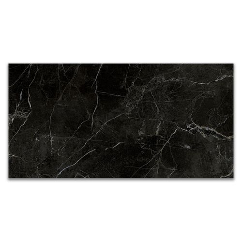 Porcelanato Micro Crystal Roca Venato Black Lamina "A" 59,5x119,5 Retificado