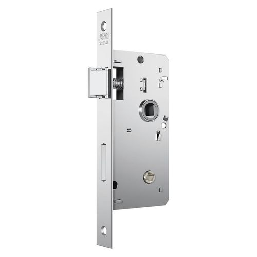 Fechadura para Banheiro Stam 823/39 Roseta Redonda Acabamento Inox