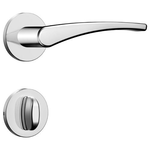 Fechadura para Banheiro Acabamento Inox Stam 3500 Classic 40mm