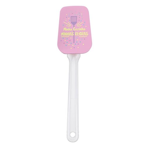 Espátula de Silicone Cabo em Poliestireno 25cm Uttil Estampada