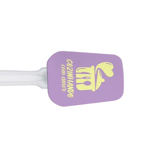 Espátula de Silicone Cabo em Poliestireno 25cm Uttil Estampada