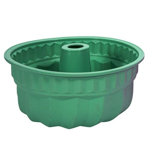 Forma de Silicone Uttil para Bolo Verde 23,5x23,5x10,3cm