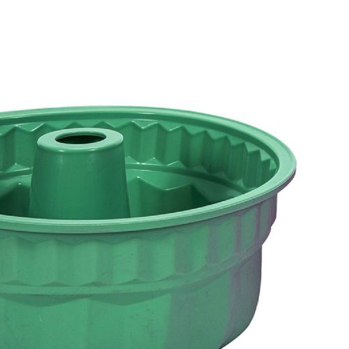 Forma de Silicone Uttil para Bolo Verde 23,5x23,5x10,3cm