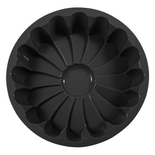 Forma de Silicone Uttil para Bolo Preta 27,5x27,5x5cm